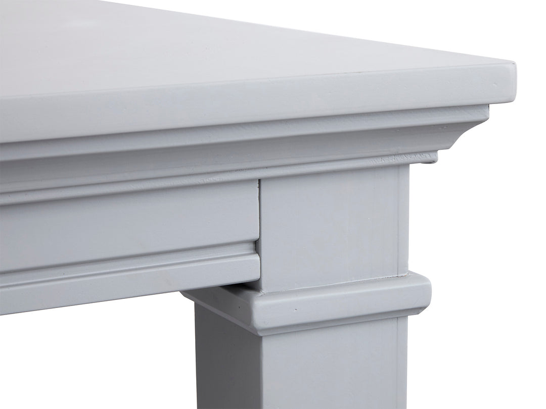 Charleston Harbor Gray Grey Extendable Rectangular Dining Table - D5611-20GY