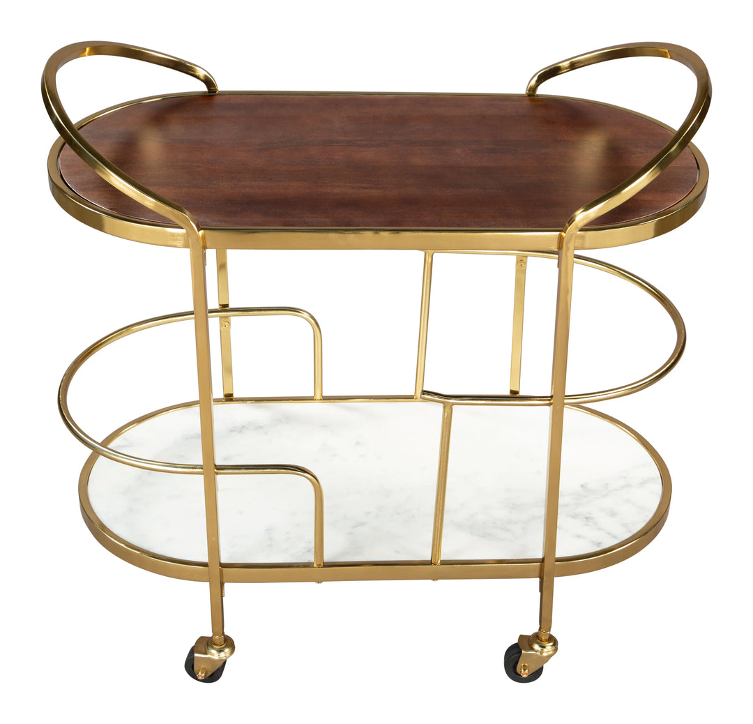 Antalya Bar Cart Multicolor - AmericanHomeFurniture