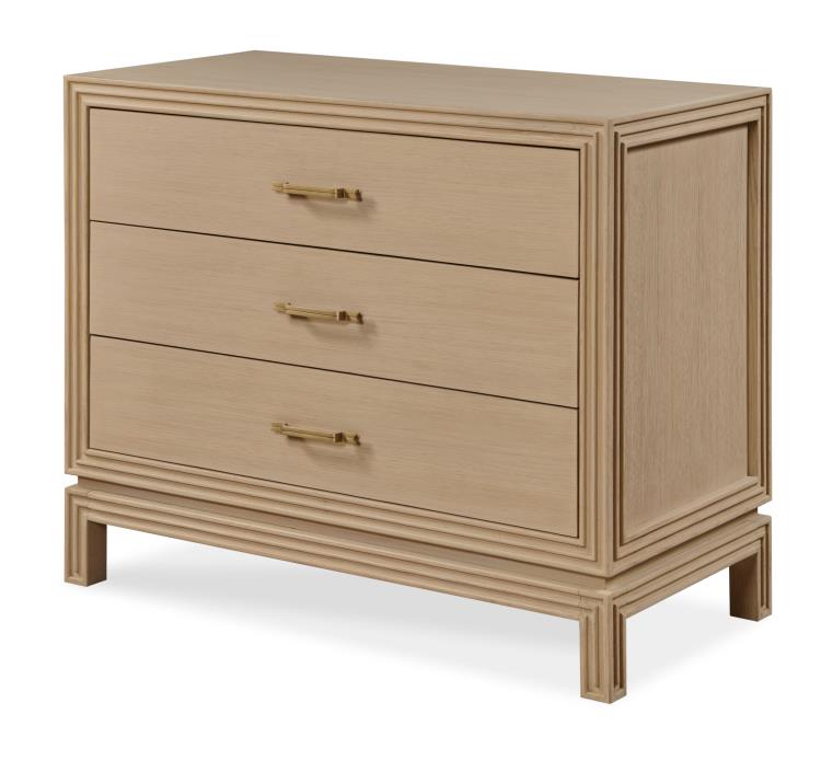 American Home Furniture Century Lewis Large 3 Drawer Nightstand