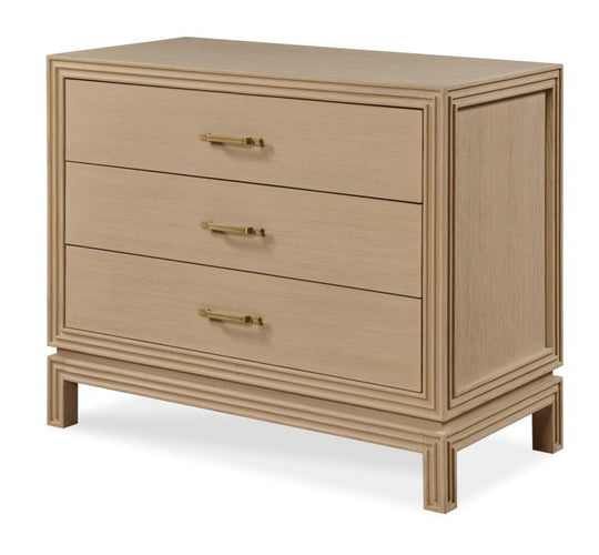 American Home Furniture Century Lewis Large 3 Drawer Nightstand