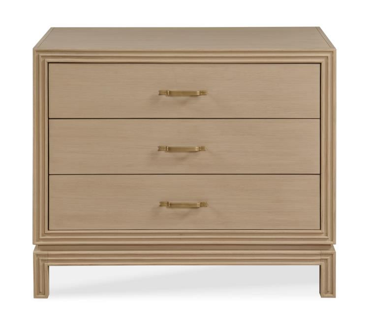 American Home Furniture Century Lewis Large 3 Drawer Nightstand
