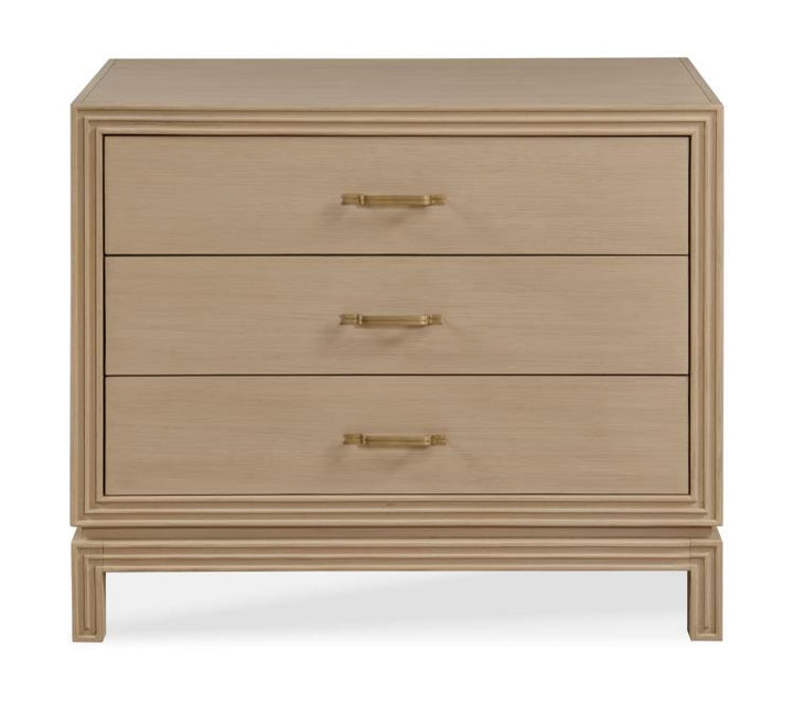 American Home Furniture Century Lewis Large 3 Drawer Nightstand