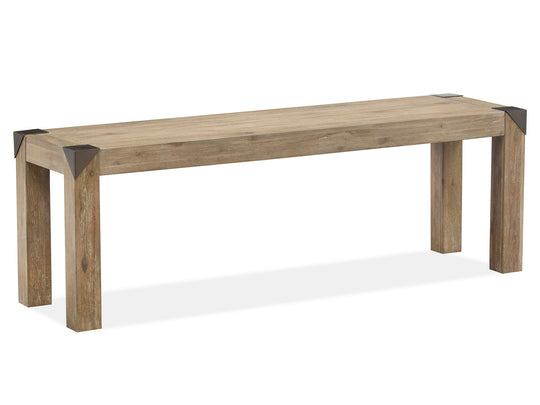 Ainsley Cerused Khaki Bench - D5333-69