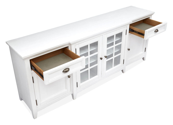 Heron Cove Chalk White 80" Console - E4400-08