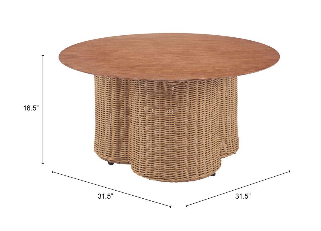 Soka Coffee Table Natural - AmericanHomeFurniture