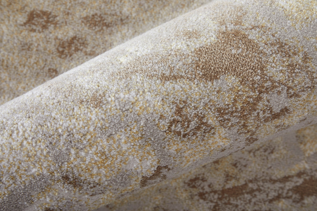 Rectangle/5' x 8'/Ivory/Gold