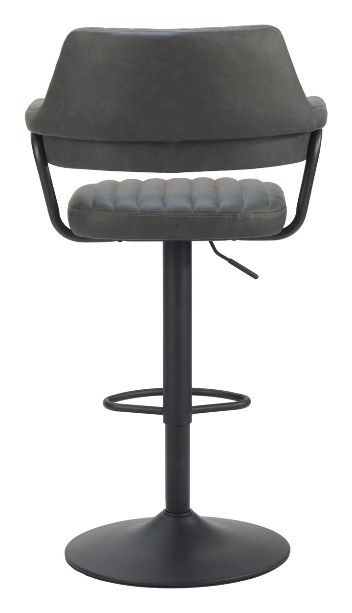 Erret Barstool Gray - AmericanHomeFurniture