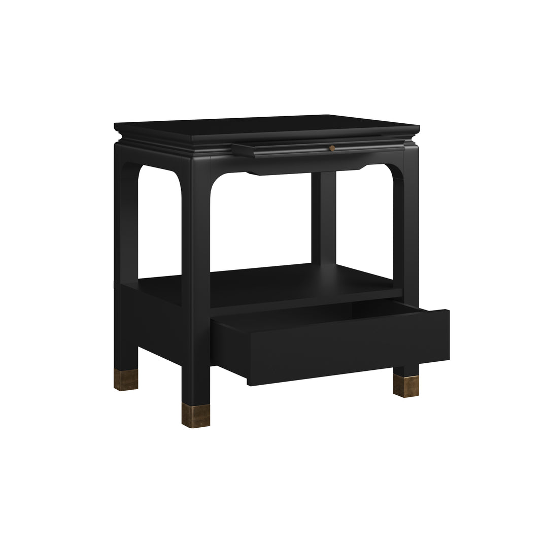 Eave Bedside Table - Ink