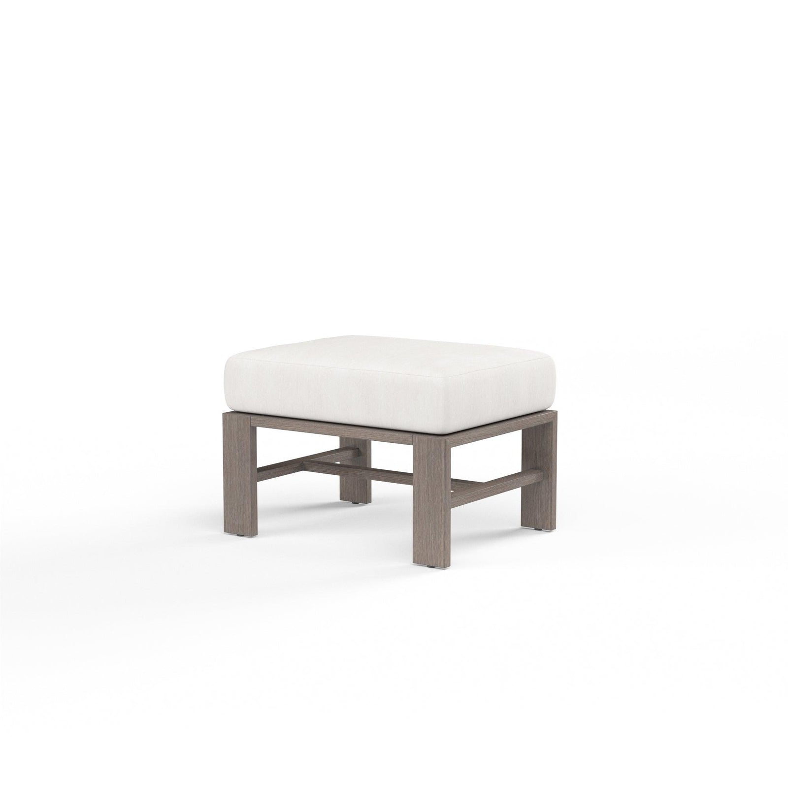 American Home Furniture | Sunset West - Laguna Ottoman in Canvas Flax, No Welt