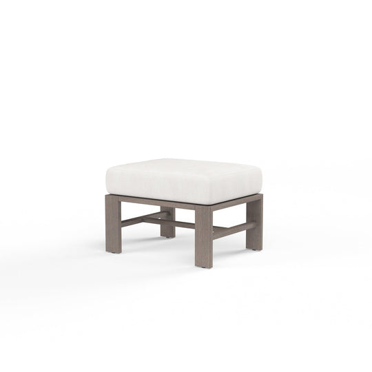 American Home Furniture | Sunset West - Laguna Ottoman in Canvas Flax, No Welt