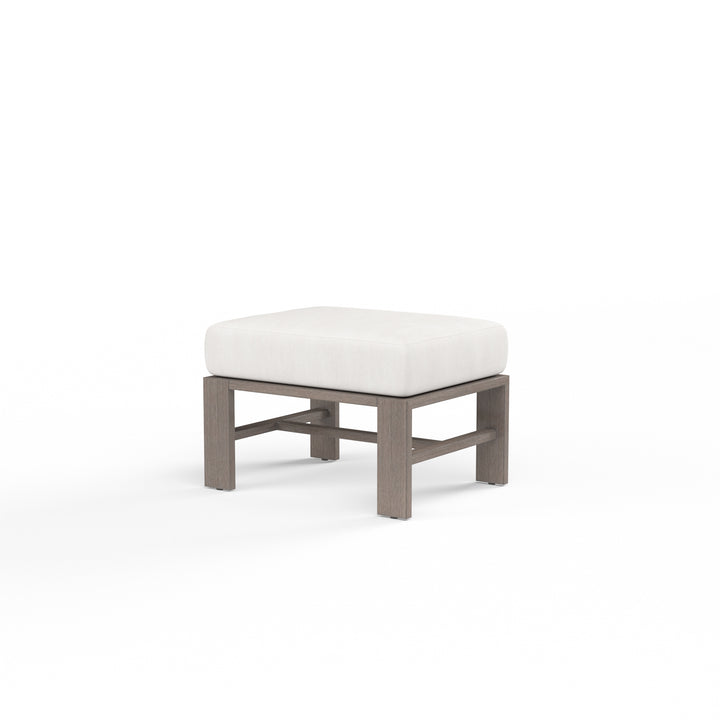 American Home Furniture | Sunset West - Laguna Ottoman in Canvas Flax, No Welt