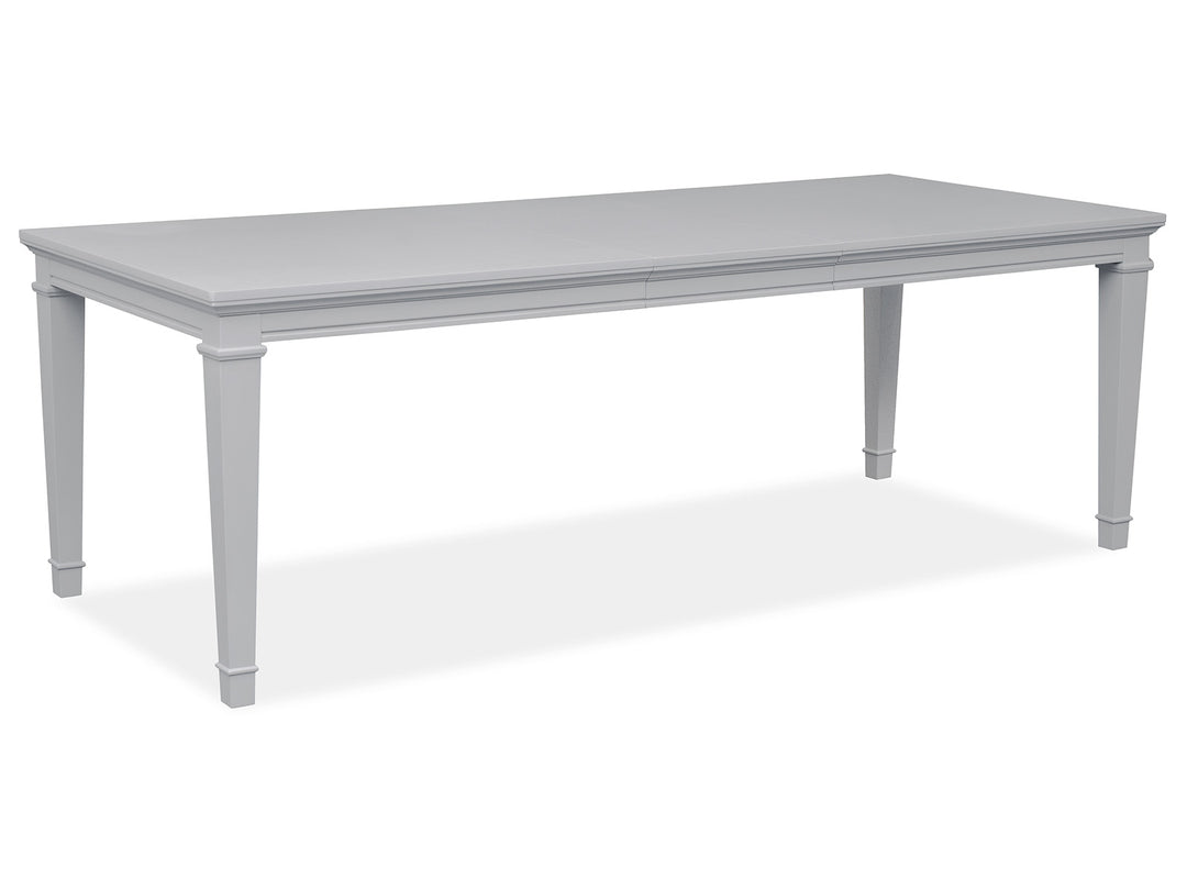Charleston Harbor Gray Grey Extendable Rectangular Dining Table - D5611-20GY