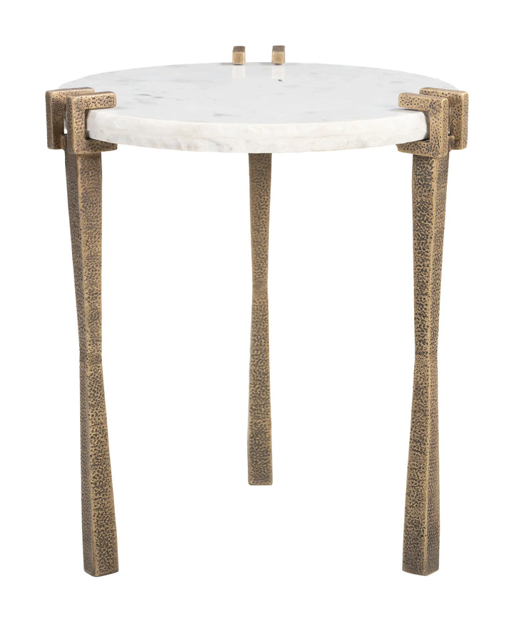 Rench Side Table White - AmericanHomeFurniture