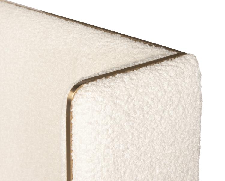 American Home Furniture Century Upholstered Wing Bed - King