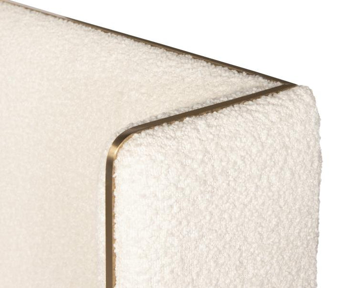 American Home Furniture Century Upholstered Wing Bed - King