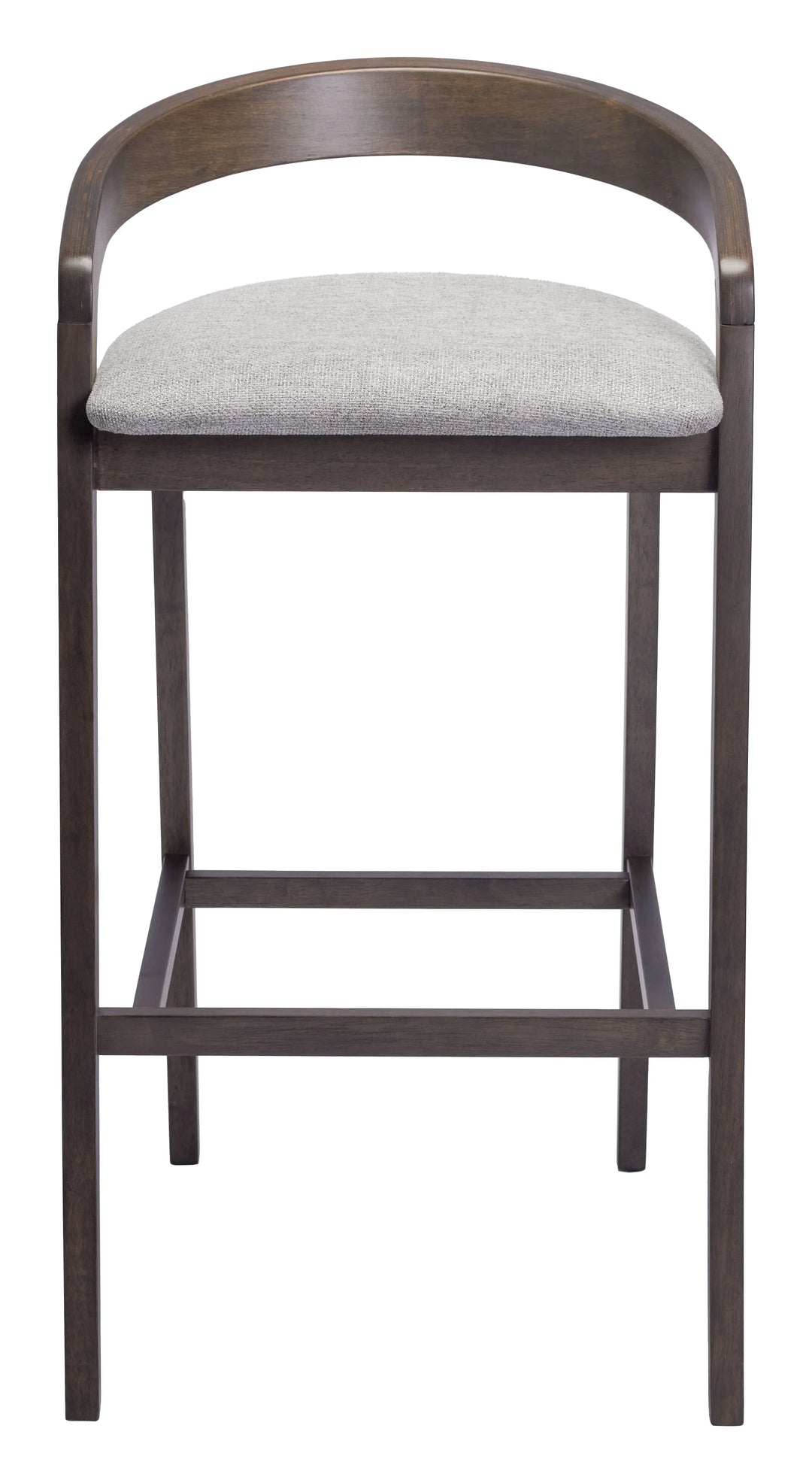 Troy Barstool (Set of 2) Dove Gray & Espresso - AmericanHomeFurniture