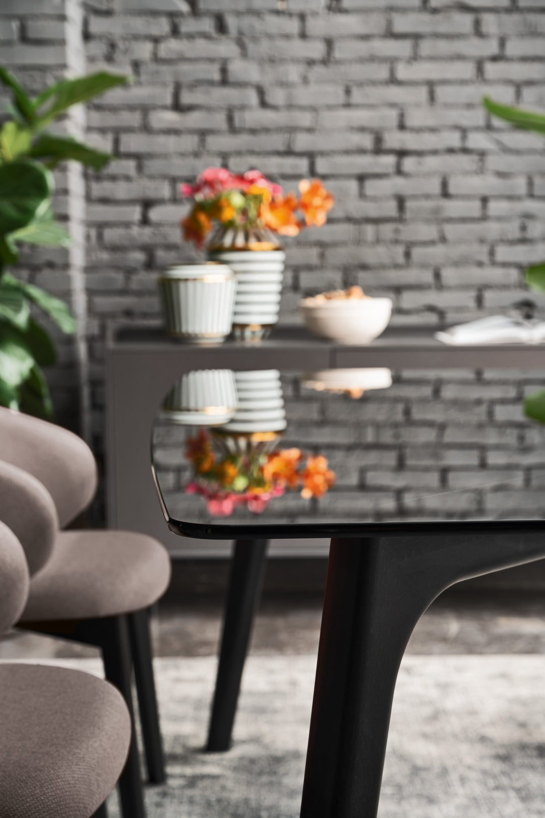 American Home Furniture Connubia Pod Fixed Table