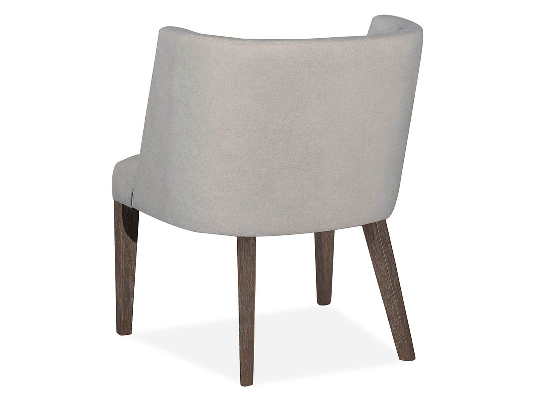 Kavanaugh Weathered Kona Brown Upholstered Host Chair - Set of 2 - D5612-66