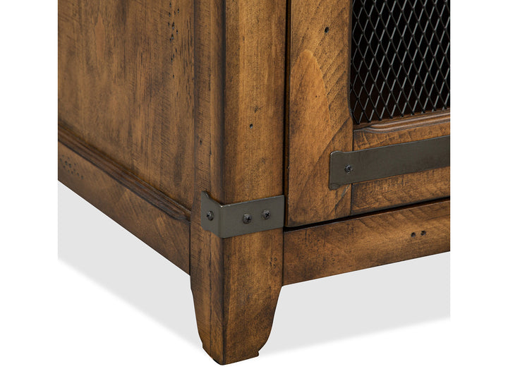 Chesterfield Farmhouse Timber Chairside End Table - T4717-10
