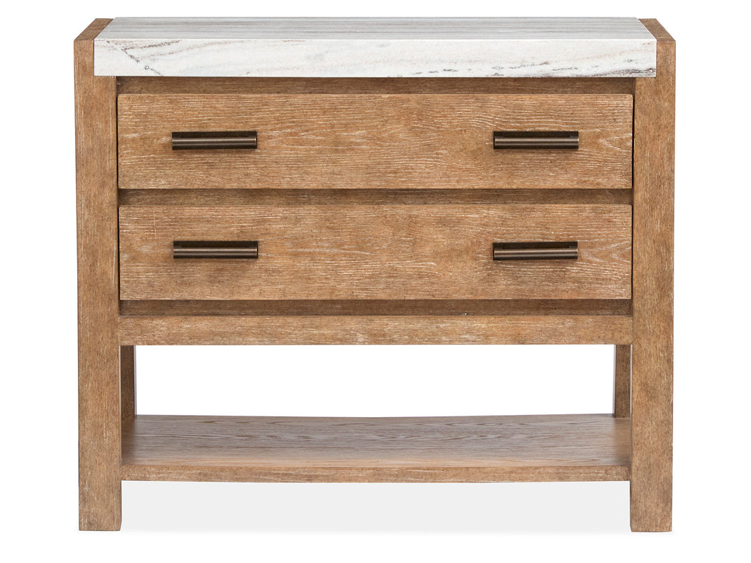 Plum Creek Sierra Brown Open Nightstand - B5768-05