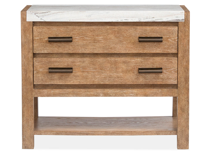 Plum Creek Sierra Brown Open Nightstand - B5768-05