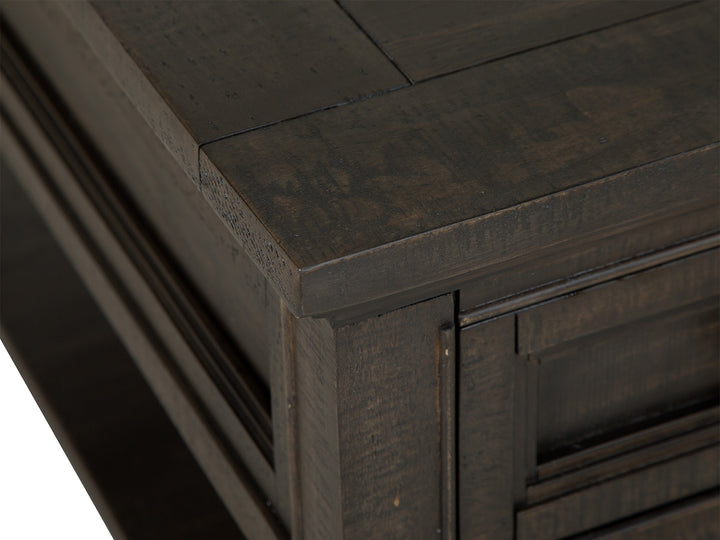 Westley Falls Graphite Rectangular Cocktail Table With Casters - T4399-43