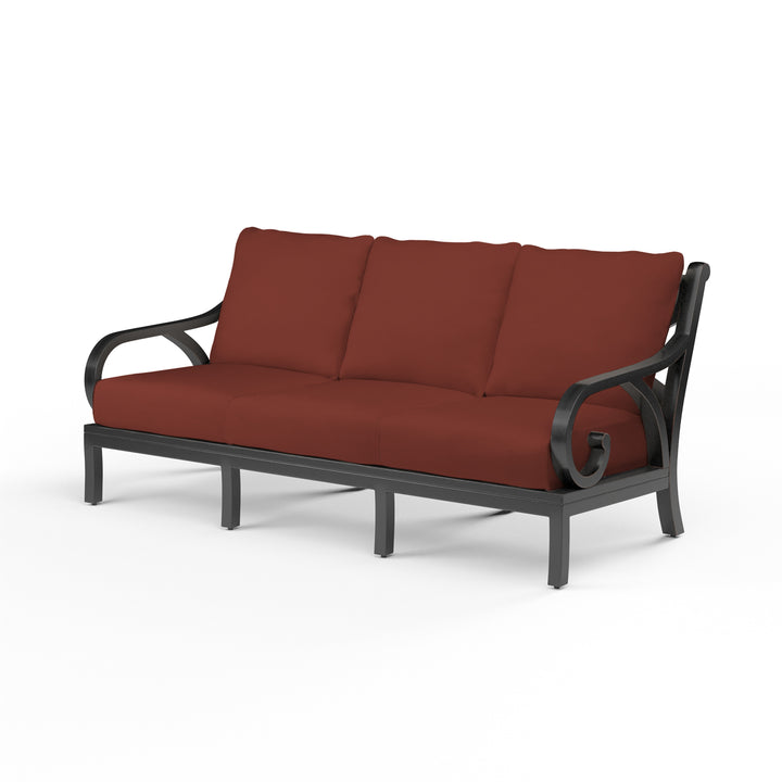 Monterey Sofa in Canvas Henna w/ Self Welt