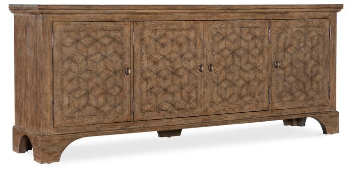 American Home Furniture | Hooker Furniture - Americana Entertainment Credenza - Honey