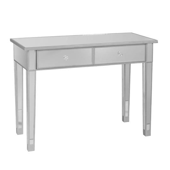 SEI Furniture Mirage Mirrored 2-Drawer Console Table CONSOLE TABLES