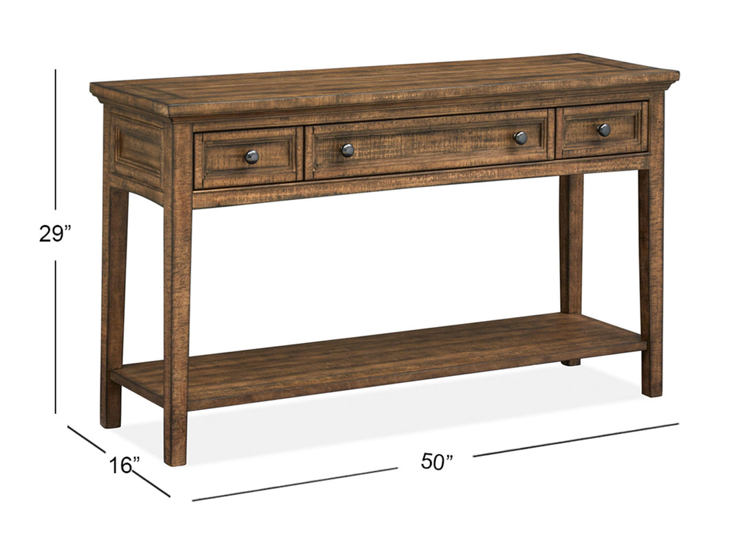 Bay Creek Toasted Nutmeg Rectangular Sofa Table - T4398-73