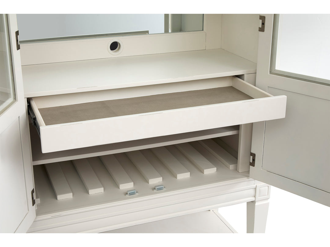 Willowbrook Egg Shell White Display Cabinet - D5324-08