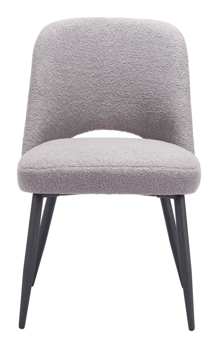 Teddy Dining Chair (Set of 2) Gray - AmericanHomeFurniture