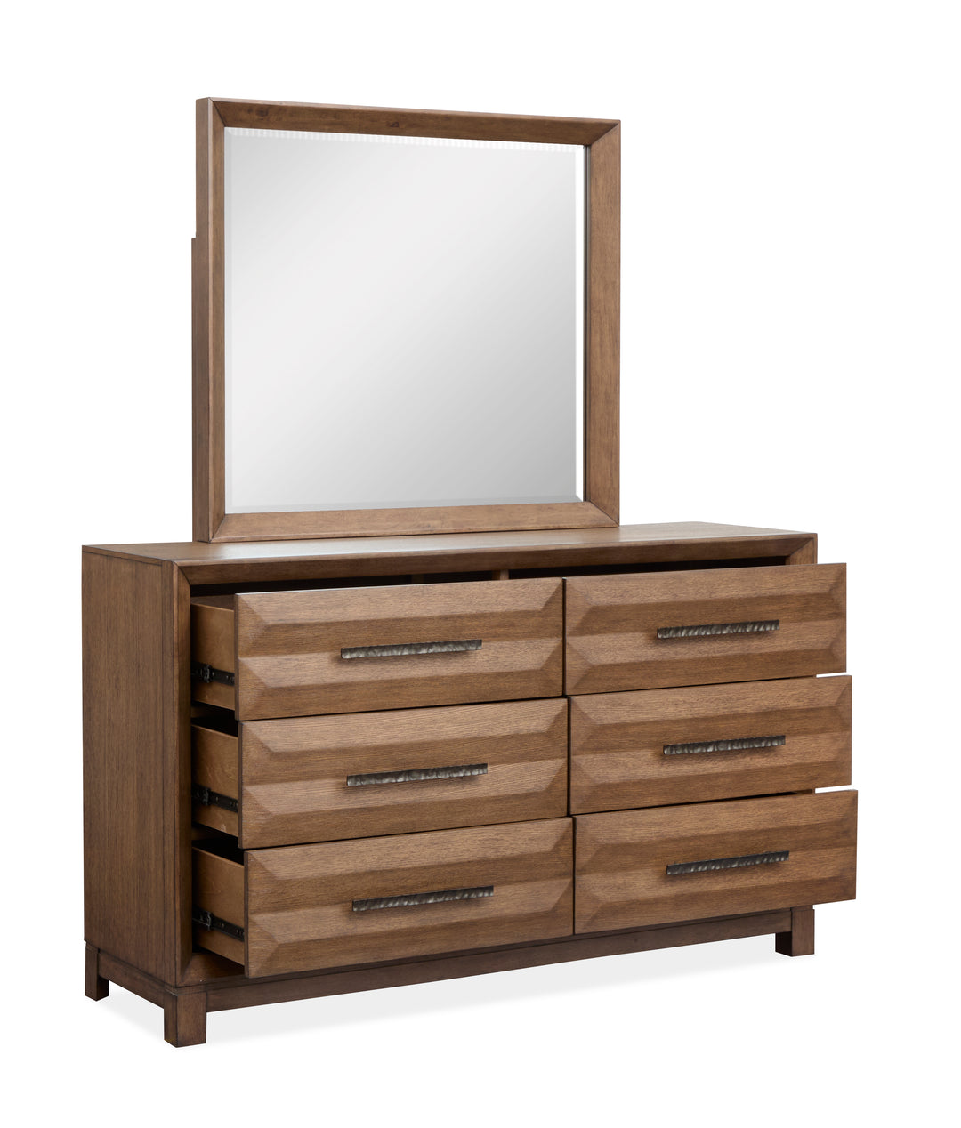 Callisto Bourbon Brown Double Drawer Dresser - B6396-22