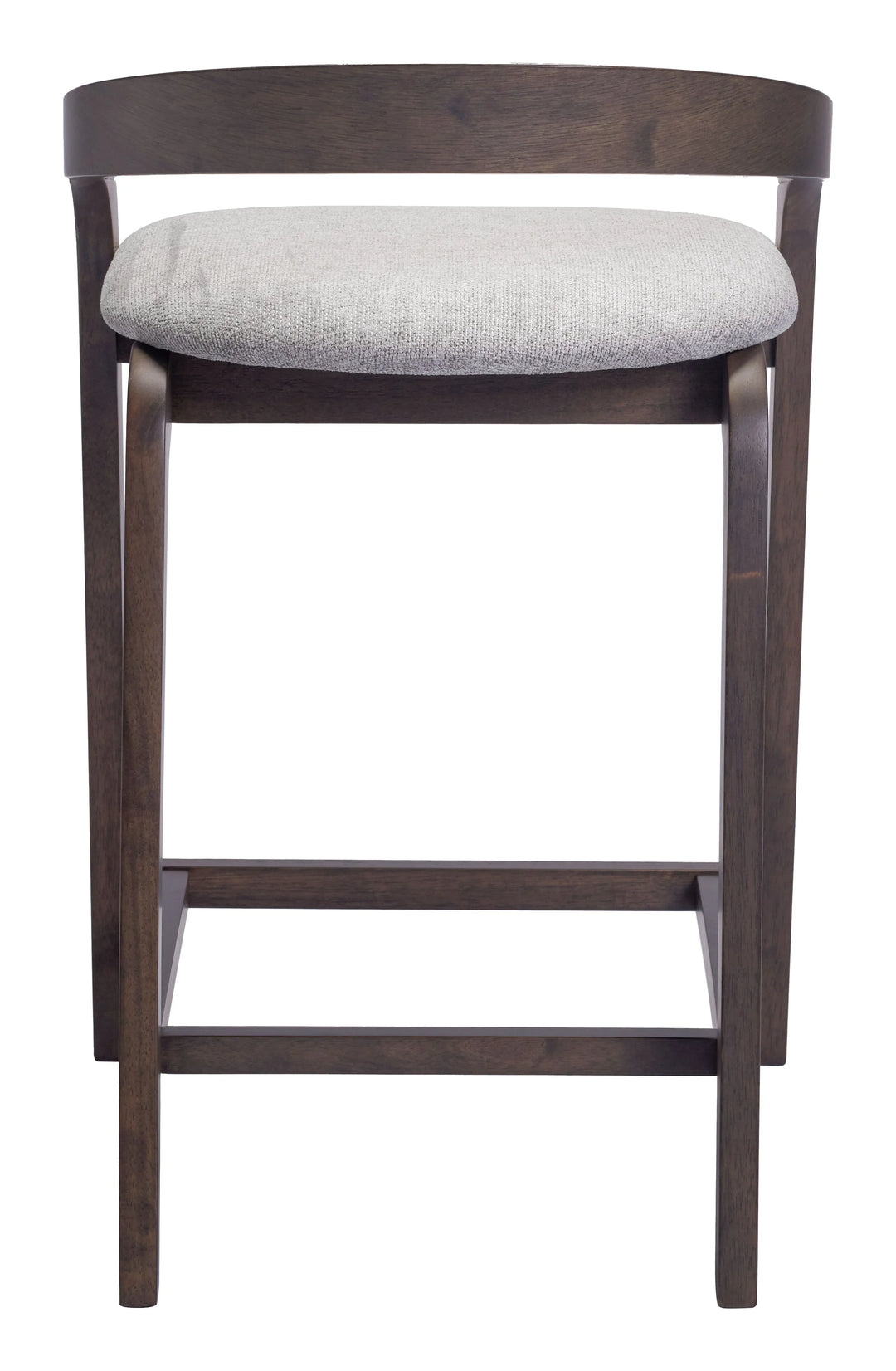 Troy Counter Stool (Set of 2) Dove Gray & Espresso - AmericanHomeFurniture