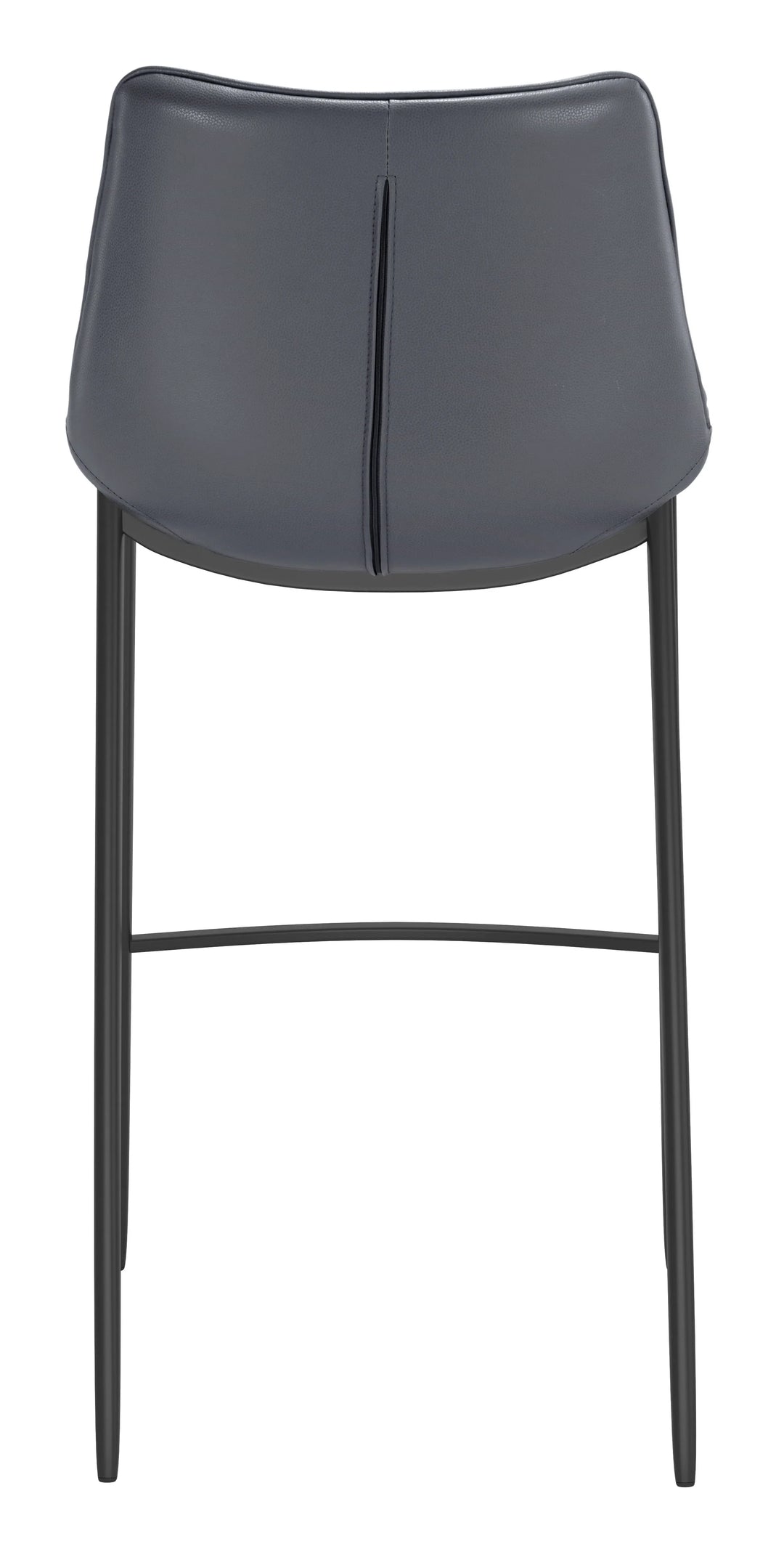 Magnus Barstool (Set of 2) Dark Gray & Black - AmericanHomeFurniture