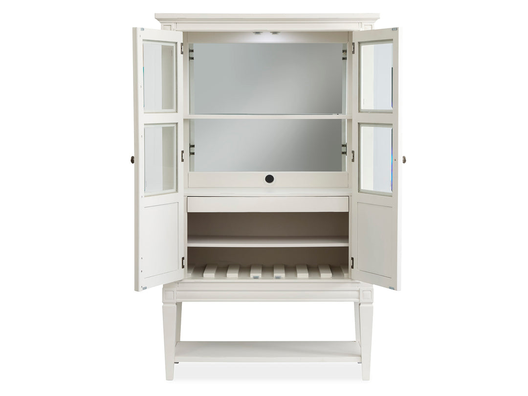 Willowbrook Egg Shell White Display Cabinet - D5324-08