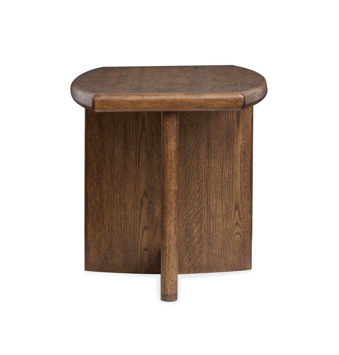 Phoebe Sienna Brown Rectangular End Table - T6385-03