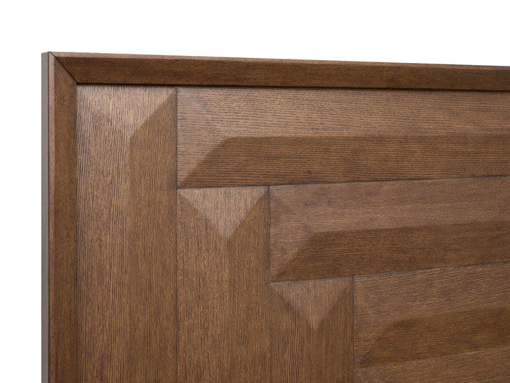 Callisto Bourbon Brown King Panel Bed - B6396-64