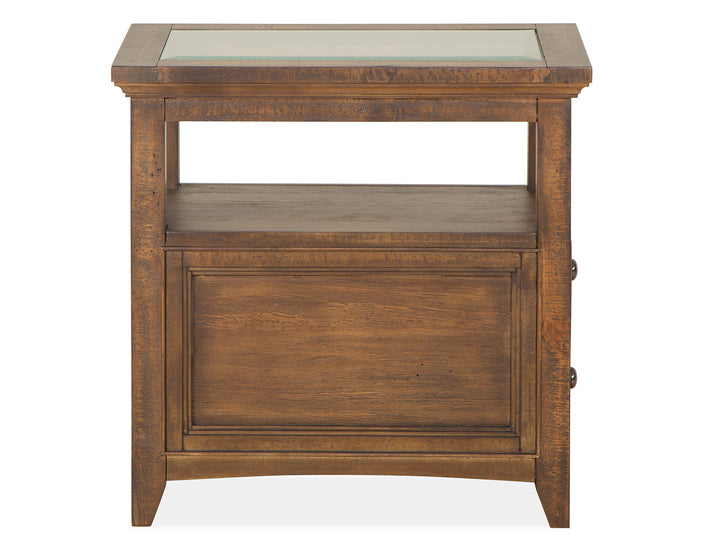 Bay Creek Toasted Nutmeg Chairside End Table - T4398-10
