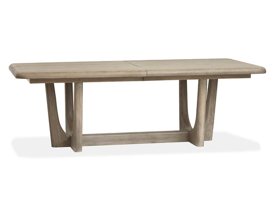 Braelyn Dorian Grey Extendable Trestle Dining Table - D5874-21