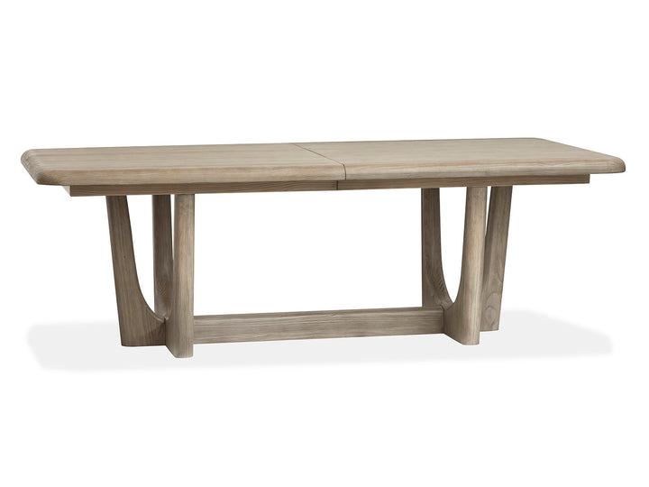 Braelyn Dorian Grey Extendable Trestle Dining Table - D5874-21