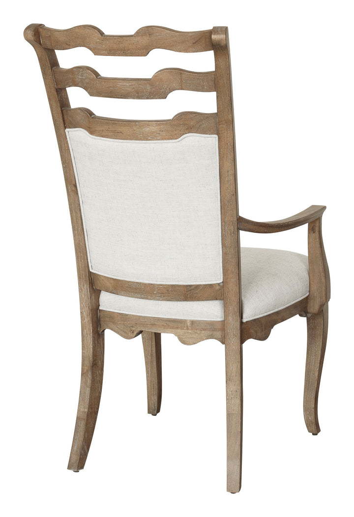 Weston Hills Flax Seed Upholstered Arm Chair - Set of 2 - P293271