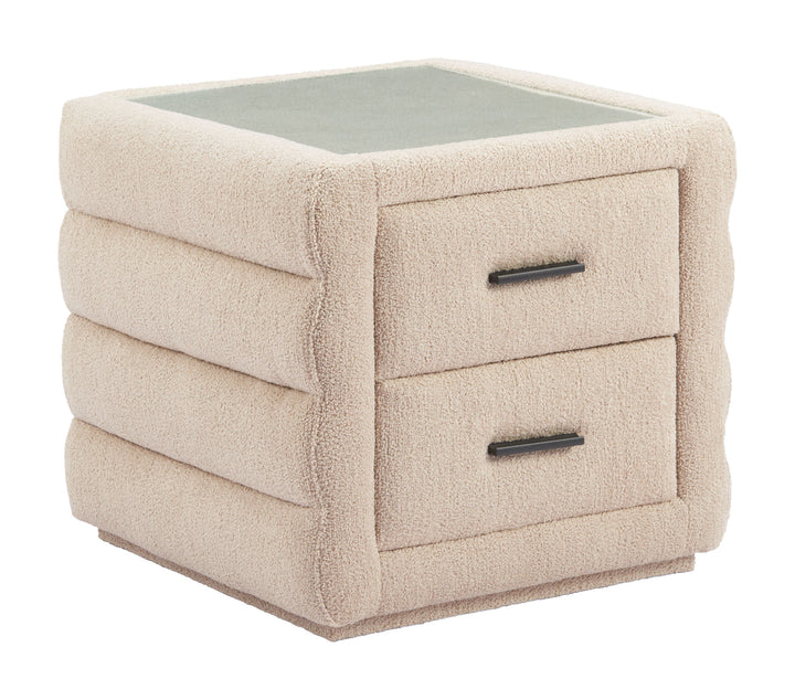 Soffice Nightstand Beige
