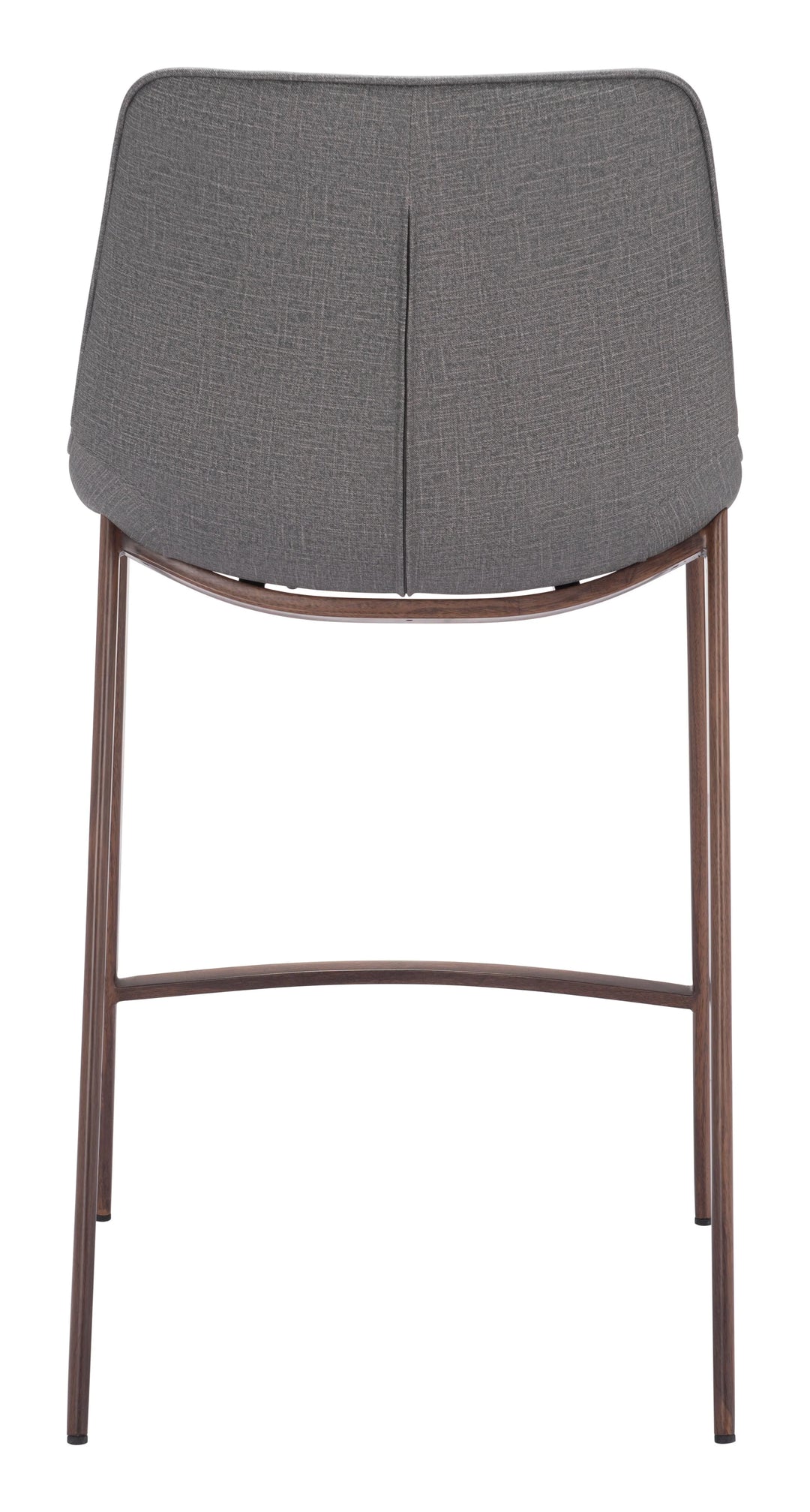 Magnus Counter Stool (Set of 2) Slate Gray & Walnut - AmericanHomeFurniture