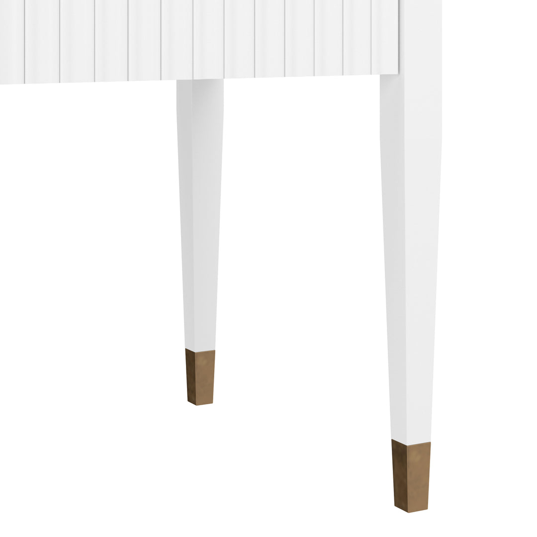 Eave Sideboard/stone top-Uplft White