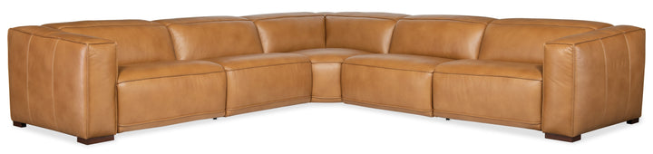 American Home Furniture | Hooker Furniture - Fresco 5 Seat Power Recline Sectional 3-PWR