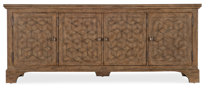 American Home Furniture | Hooker Furniture - Americana Entertainment Credenza - Honey