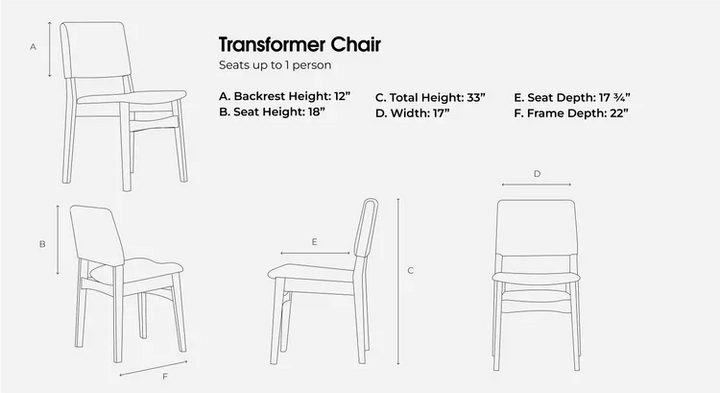 Transformer Chair - Set of 2