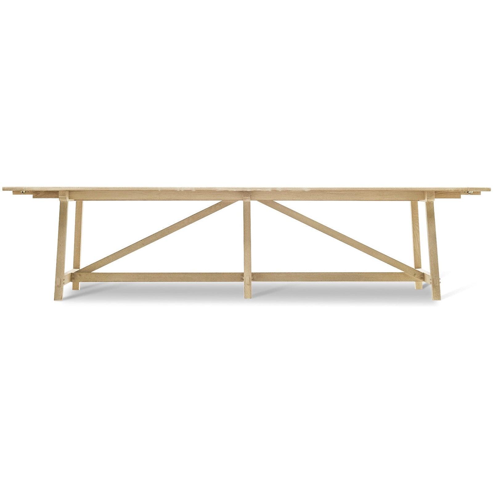 Jonathan Charles Timeless Sidereal French Laundry Dining Table 125" in Stripped Oak DINING TABLES