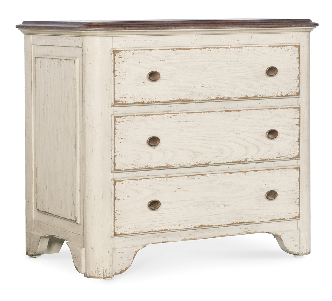 American Home Furniture | Hooker Furniture - Americana Three-Drawer Nightstand 2 - Daisy